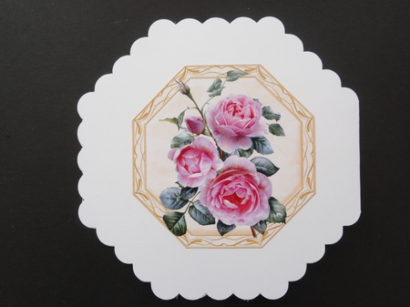 pretty pink rose toppers with bows by Valerie Spowart
