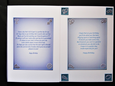 General Sports Insert Plaques by Valerie Spowart