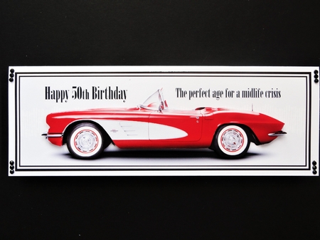 Midlife crisis 50 by Valerie Spowart