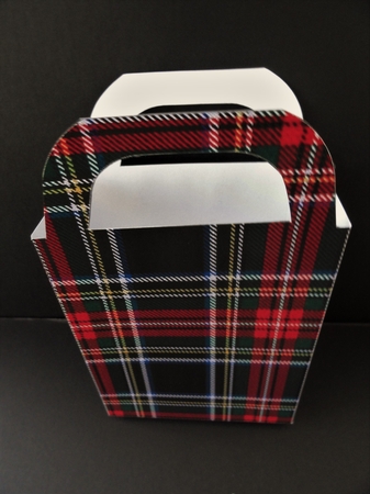Tartan gift bag 10 by Valerie Spowart