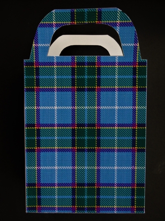 Tartan gift bag 11 by Valerie Spowart