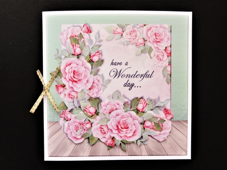 Quick Card  Wonderful Roses by Valerie Spowart