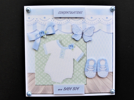 Quick Card baby BOY by Valerie Spowart