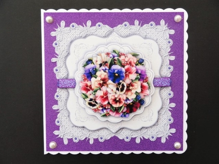 Lace Display 8x8 square - 8 by Valerie Spowart