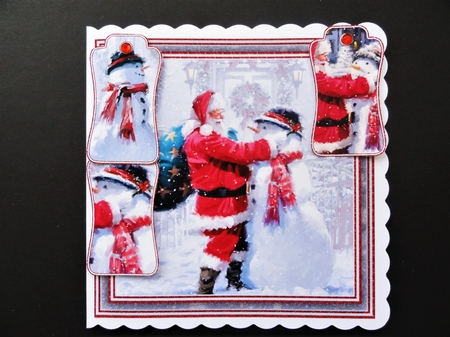 Santa & The Snowman Mini Kit #2    by Valerie Spowart