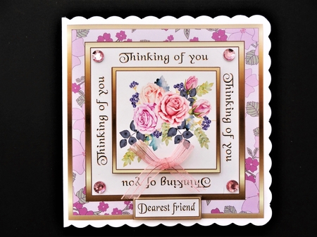 SC Pink bouquet (Thinking of you) by Valerie Spowart