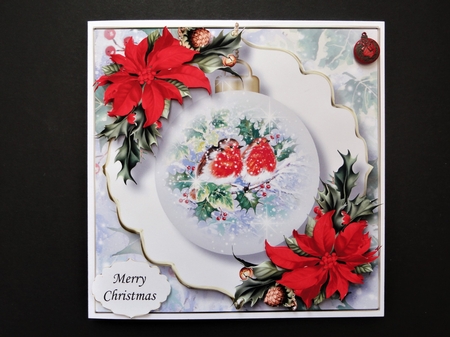 The Christmas Robin Bauble Bumper Kit by Valerie Spowart