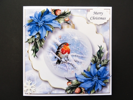The Christmas Robin Bauble Bumper Kit by Valerie Spowart