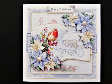 Christmas Robin Open Book Mini Kit 1 by Valerie Spowart