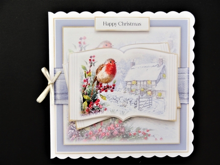 Christmas Robin Open Book Mini Kit 1 by Valerie Spowart