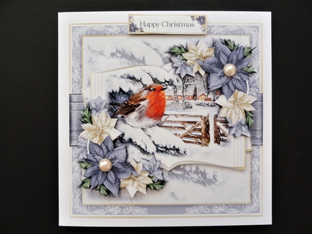 Christmas Robin Open Book Mini Kit 3 by Valerie Spowart