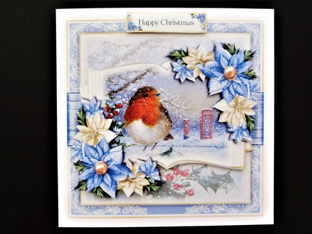 Christmas Robin Open Book Mini Kit 4 by Valerie Spowart