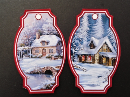 Christmas Cottage Baubles Mini Page Kit by Valerie Spowart