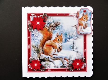 Winter Squirrel Mini Kit #4   by Valerie Spowart
