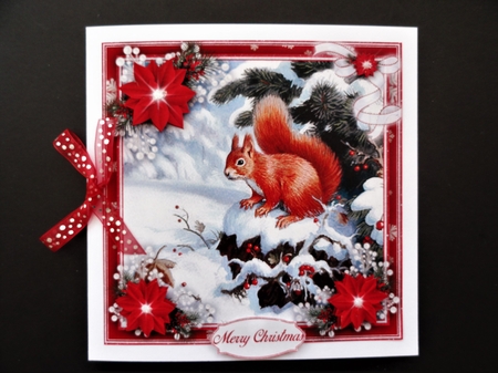 Winter Squirrel Mini Kit #6   by Valerie Spowart