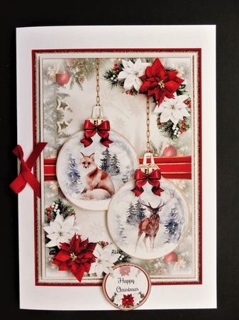 Winter Animal Baubles Mini Page Kit by Valerie Spowart