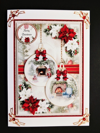 Cozy Christmas Baubles Mini Page Kit by Valerie Spowart