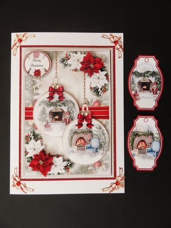 Cozy Christmas Baubles Mini Page Kit by Valerie Spowart