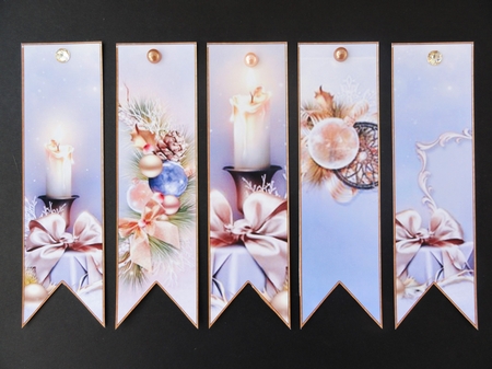 Luxury Christmas Bookmarks  #4 by Valerie Spowart