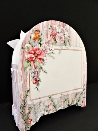 The Spirit of Christmas 2 Behind the Door Tunnel Card by Valerie Spowart