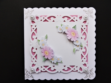 Daisy Flowers CU / CU4CU / PU with Decoupage Layers by Valerie Spowart
