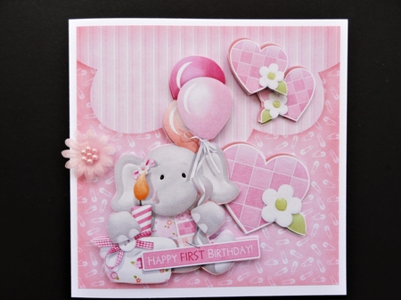 Happy First Birthday Mini Kit by Valerie Spowart