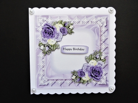 Birthday Roses Quick Card by Valerie Spowart