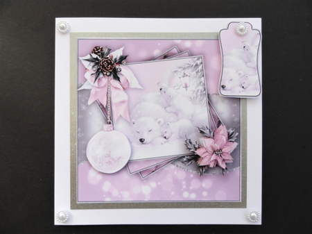Pink Polar Bears Mini Kit #3     by Valerie Spowart