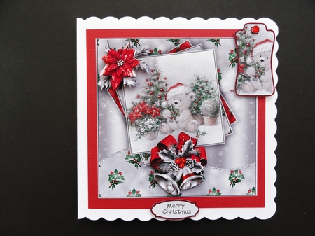 Teddy Bear Christmas Mini Kit #5    by Valerie Spowart