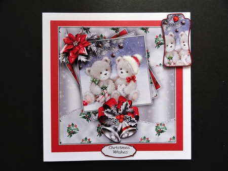 Teddy Bear Christmas 2 Mini Kit #3    by Valerie Spowart
