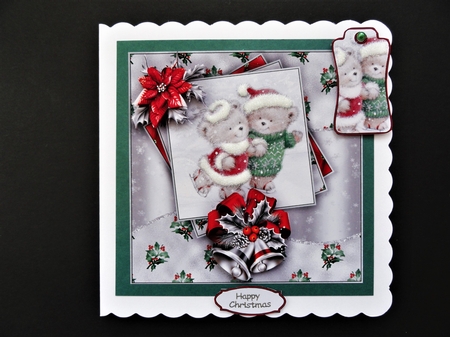 Teddy Bear Christmas 2 Mini Kit #6    by Valerie Spowart