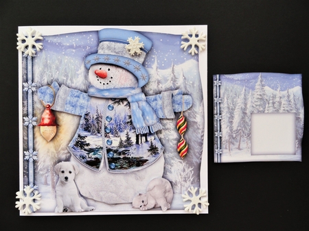 Scenic Snowman - 12 by Valerie Spowart