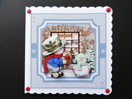 CHRISTMAS CUDDLES HEDGEHOG by Valerie Spowart