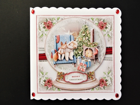 Christmas Eve Snow Globe Mini Page Kit by Valerie Spowart