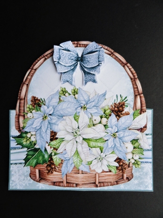 Christmas Basket 04 Shaped Mini Page Kit by Valerie Spowart