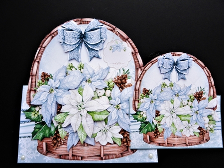 Christmas Basket 04 Shaped Mini Page Kit by Valerie Spowart