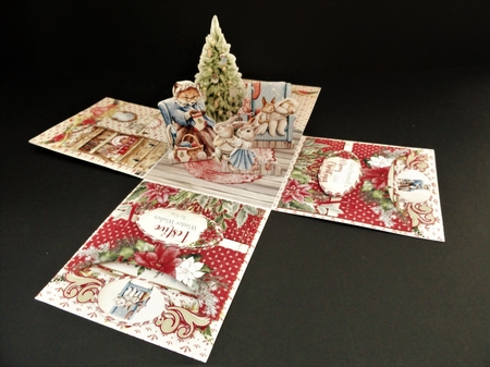 Christmas in Bracken Wood 1 Exploding Box Room for a Surprise Kit by Valerie Spowart