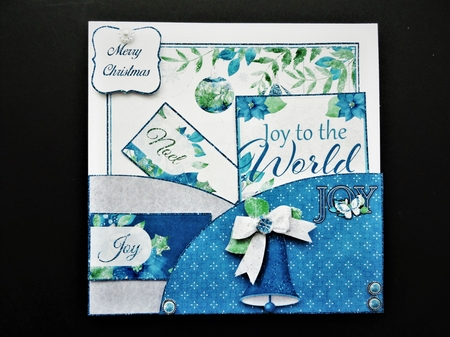 Christmas Sparkle Pocket Front Mini Kit#3    by Valerie Spowart