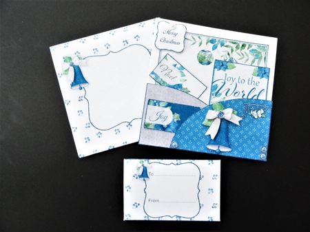 Christmas Sparkle Pocket Front Mini Kit#3    by Valerie Spowart