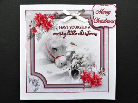 Merry Little Donkey 6X6 Topper Sheet #2  by Valerie Spowart