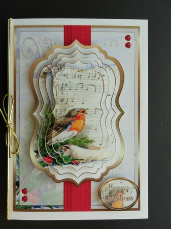 A5 Robin Red Breast Mini Pyramage Kit - x4 A4 Sheets by Valerie Spowart