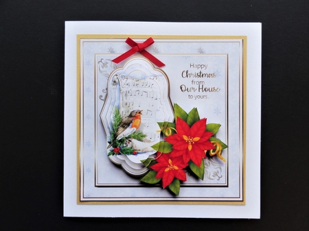 7x7 Christmas Robin Mini Pyramage Kit - x5 A4 Sheets by Valerie Spowart