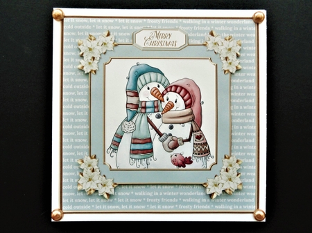 Holiday Hugs - Blue Green by Valerie Spowart