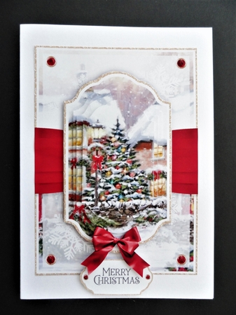 Oh Christmas Tree 7x5 inch No.3 by Valerie Spowart