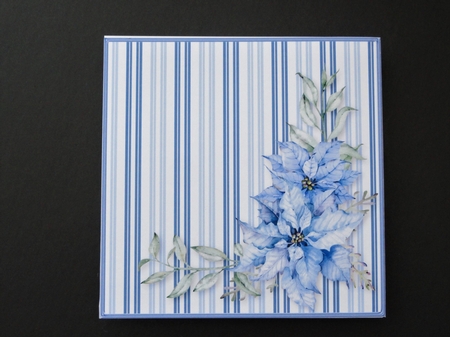 Blue Christmas - Offset Front Card Mini Kit by Valerie Spowart