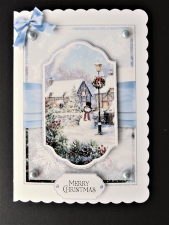 Mr Snowman 7x5 inch Bumper Kit by Valerie Spowart