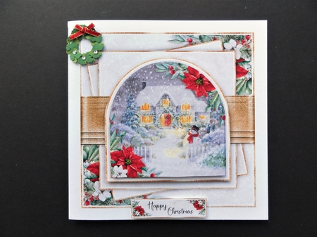 Arched Window Snowman No.2 by Valerie Spowart