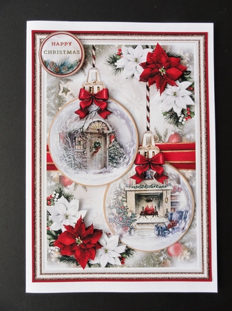 Vintage Christmas Baubles 02 Mini Page Kit  by Valerie Spowart