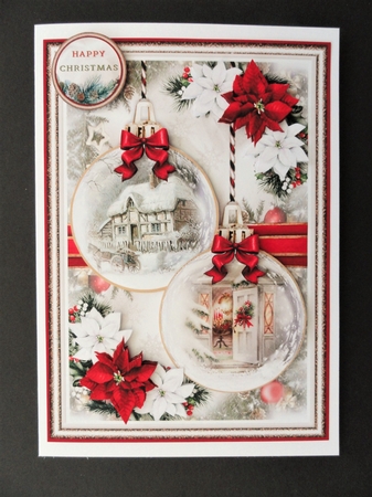 Vintage Christmas Baubles 04 Mini Page Kit  by Valerie Spowart