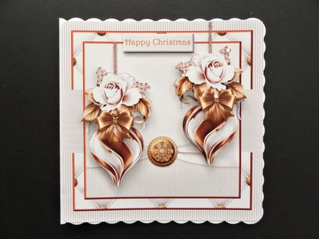 Royal Christmas Baubles Mini Kit by Valerie Spowart